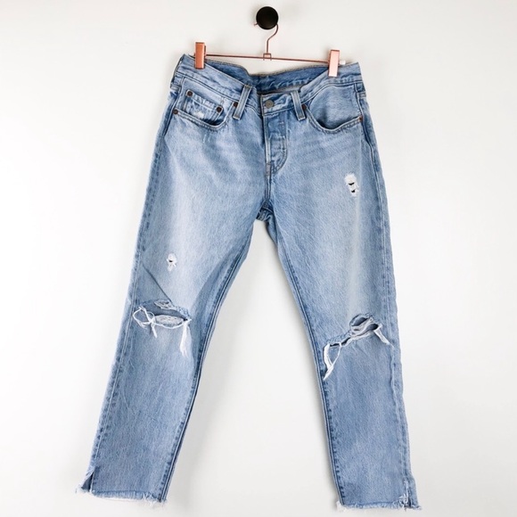 LEVI’S 501 BOYFRIEND JEANS - Picture 1 of 4